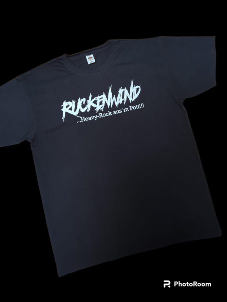 T Shirt mit Rückenwind Schriftzug